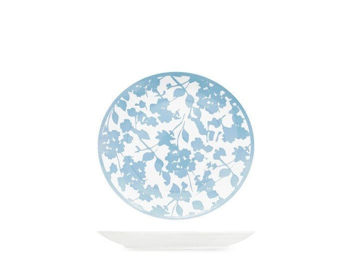 Servizio 18 pezzi tavola celestial in porcellana decorata forma coupe