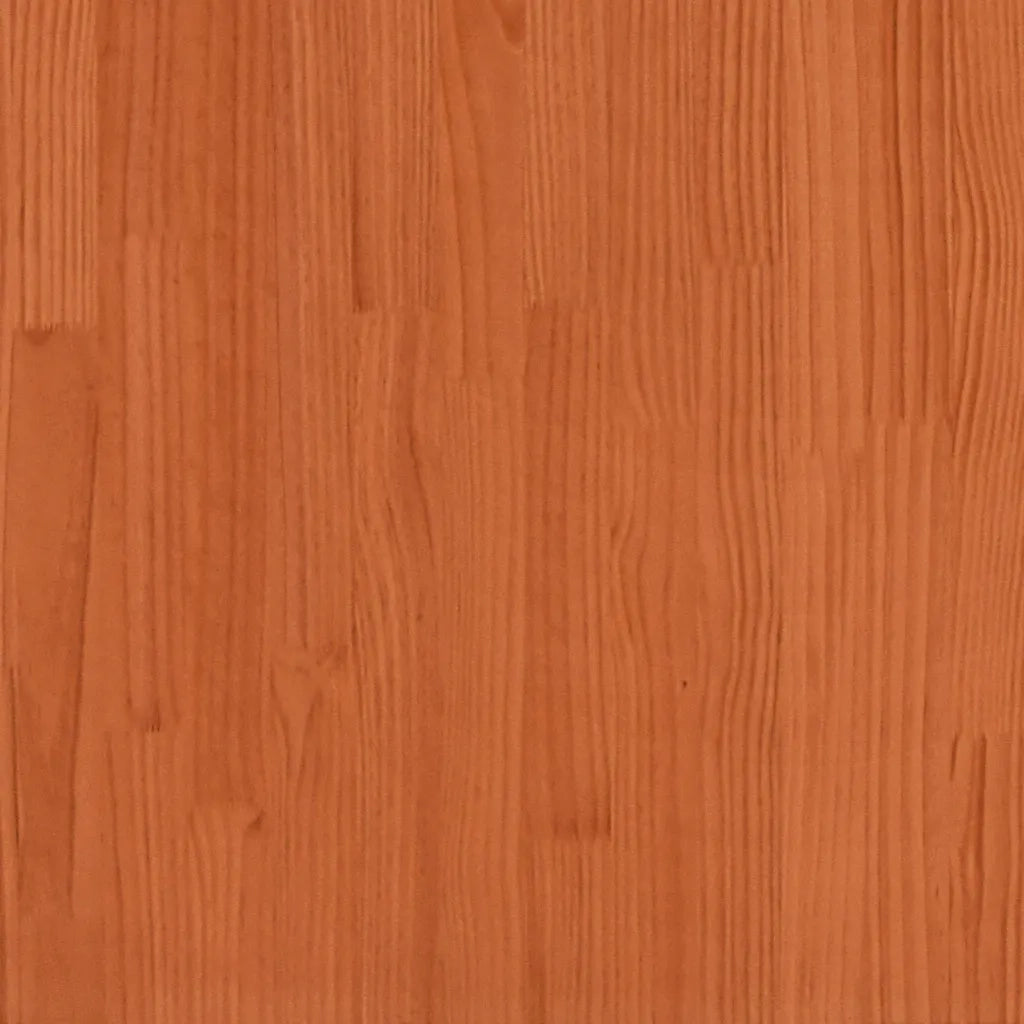Letto matrimoniale | Letto per adulti | Giroletto senza Materasso Marrone Cera 120x200 cm Legno di Pino