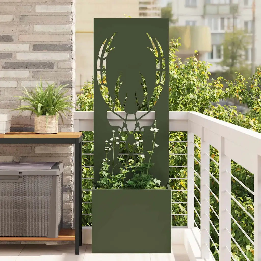 Schermo per privacy in giardino Oliver verde 50 x 150 cm 876486