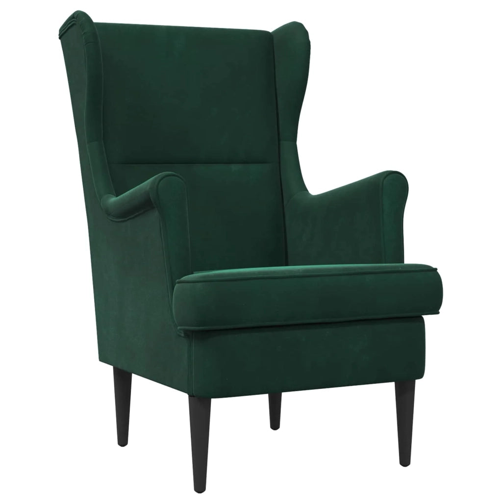 Poltrona Verde Scuro Velluto 42029865