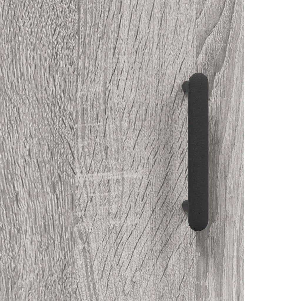 Credenza | Madia | Buffet da pranzo | Armadio da pranzo Grigio Sonoma 34,5x34x180 cm in Legno Multistrato