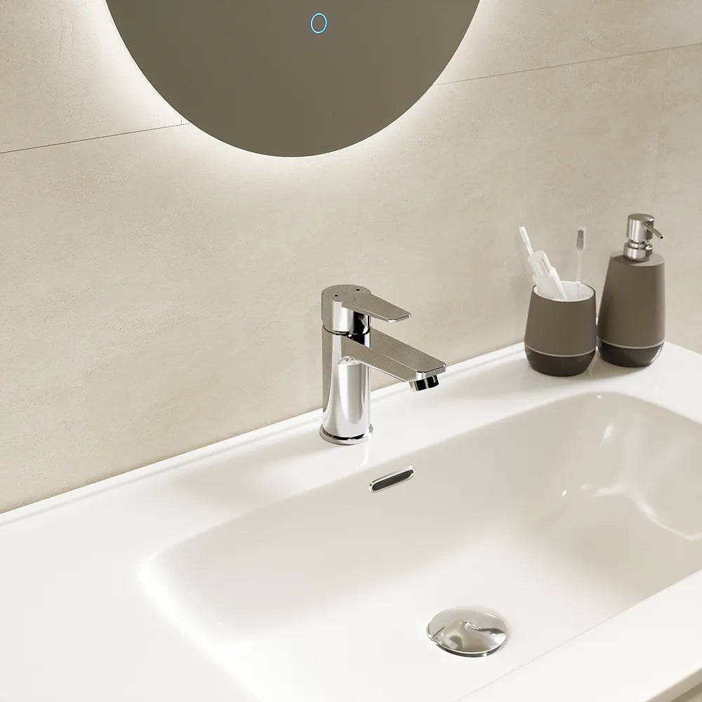 Miscelatore lavabo senza scarico cromato | Jane