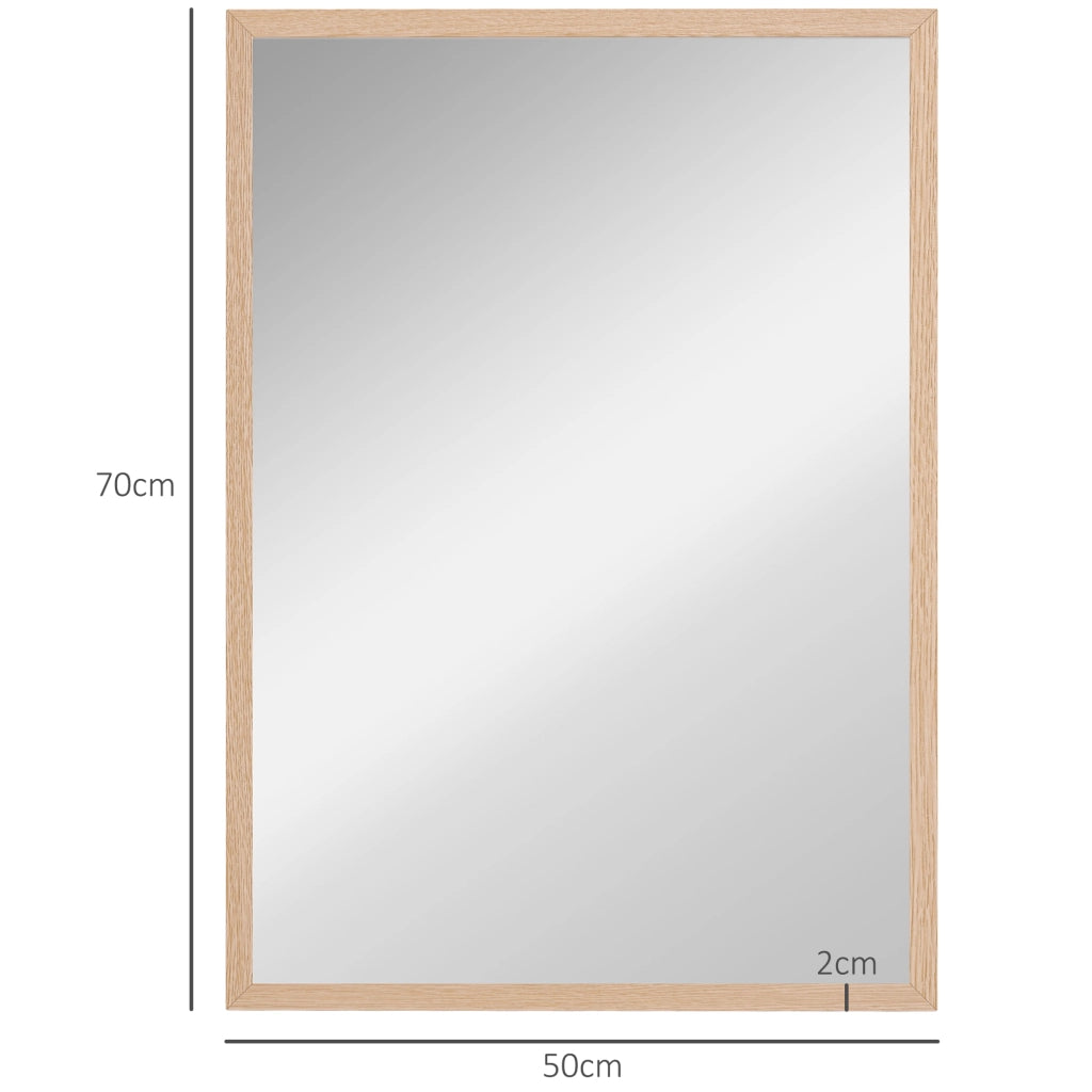 Specchio da Parete 50x70 cm ¨C Zephmum ¨C Legno