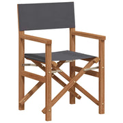 Sedia da pranzo Grigio 56 x 54 x 87 cm Legno di teak solido 42008018