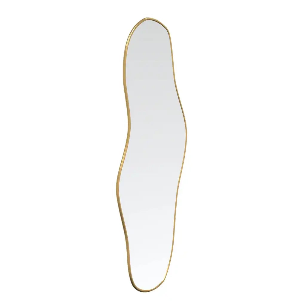 Specchio da Parete Dorato 100x45 cm 348263