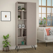 Libreria Jedda tortora con anta 80,6x191
