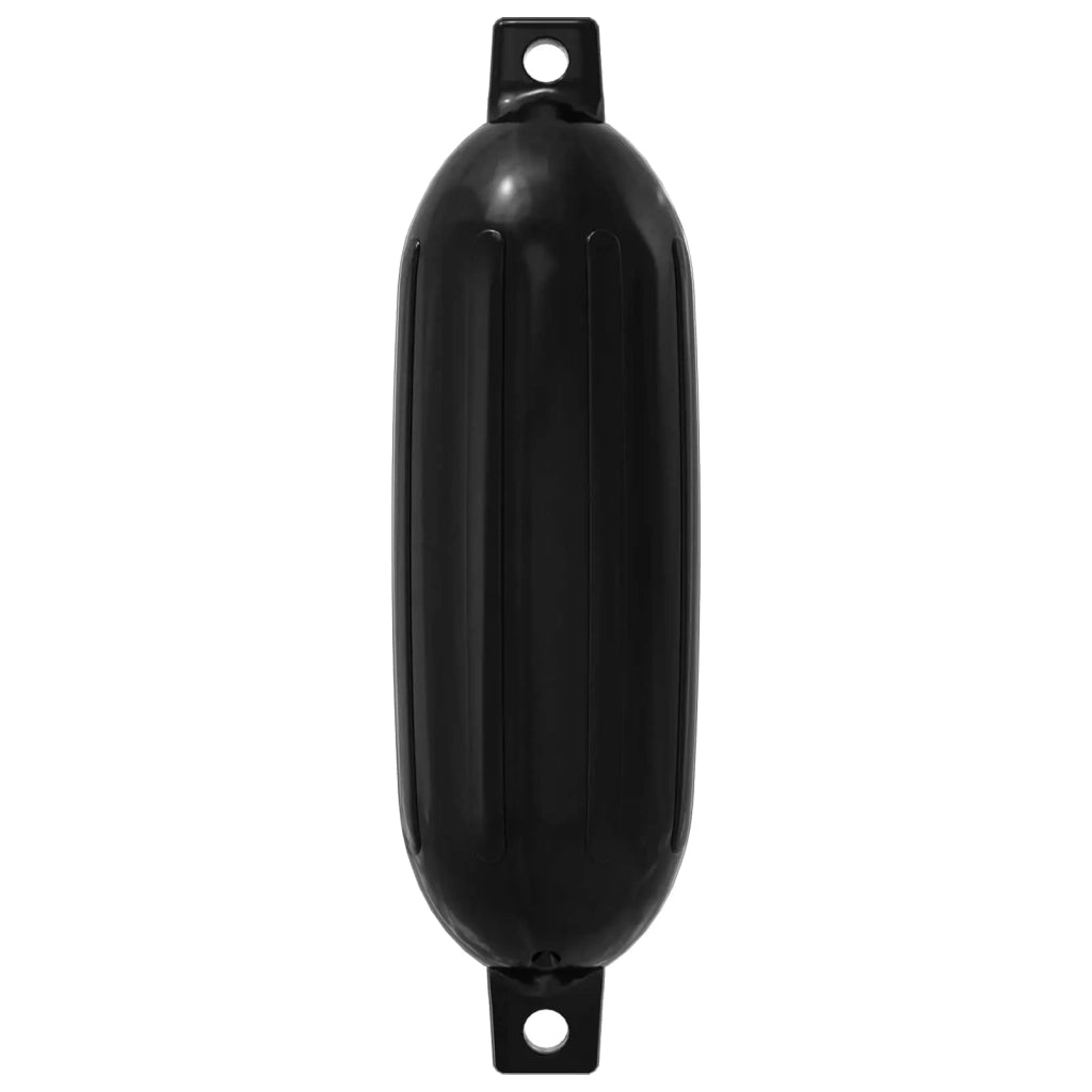 Fendini per barche 2 pz Ø 16 x 58 cm Nero PVC 42028743