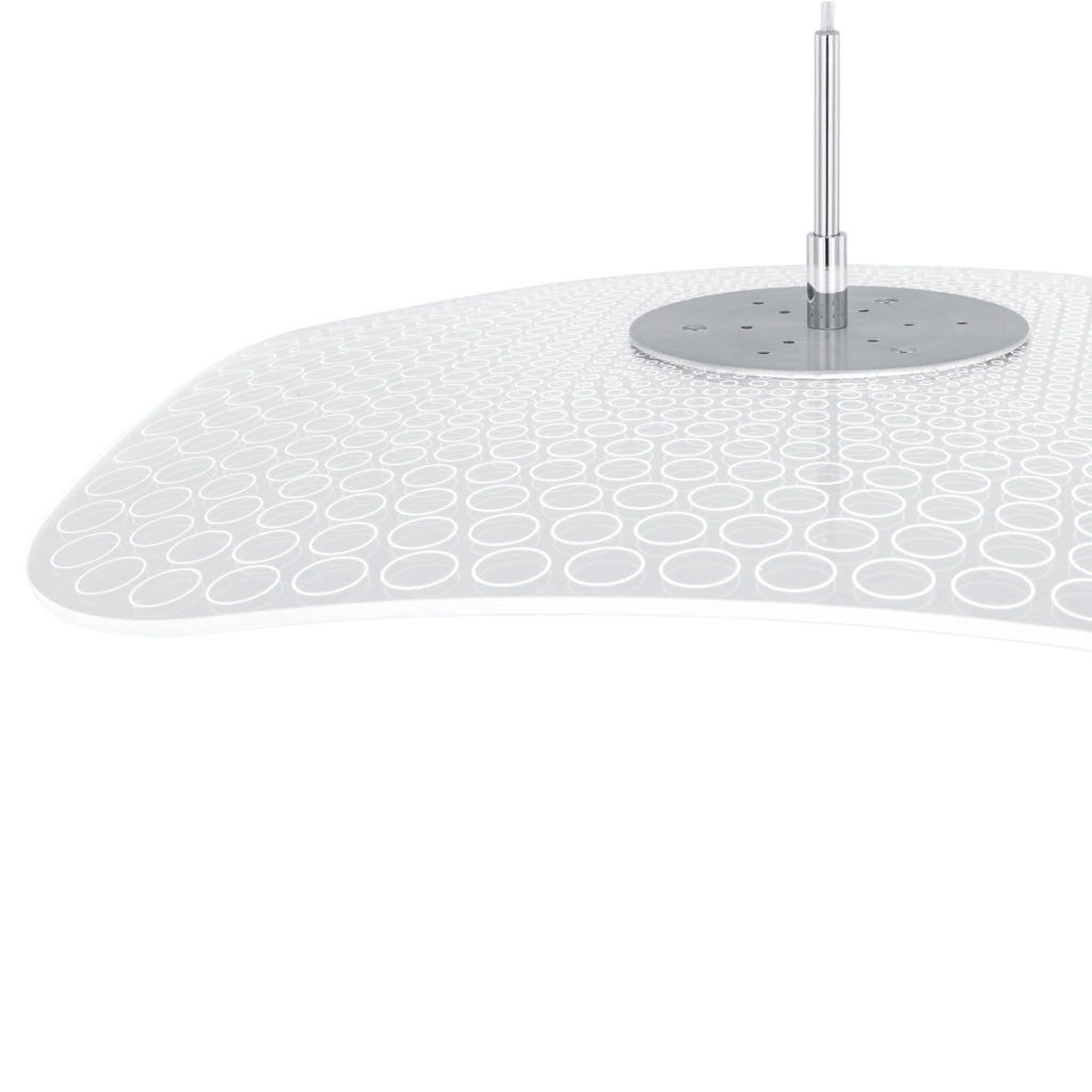Lampada a sospensione Blossom cromata LED 8W 3000K Italux