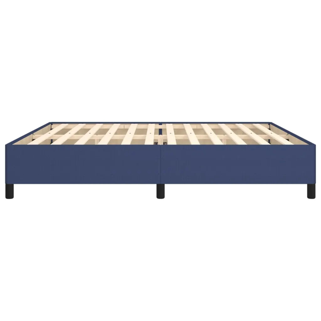Giroletto senza Materasso Blu 200x200 cm in Tessuto 347096