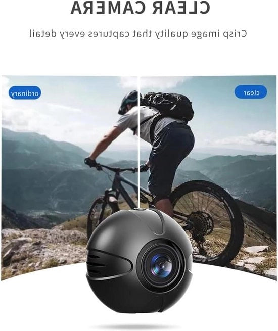 Camera mini HD 1080p WiFi con visione notturna e rilevamento movimenti