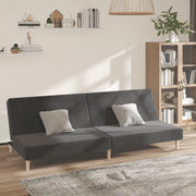 Divano Letto a 2 Posti-Sofa Letto 2 Posti-Daybed Grigio Scuro in Tessuto 827248