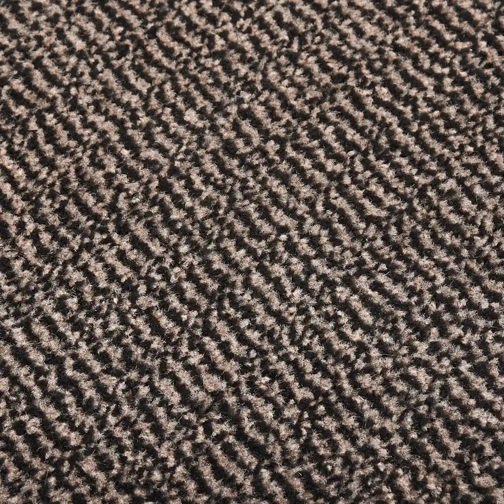 Zerbino | Tappetino Trapuntato 90x150 cm Marrone Scuro