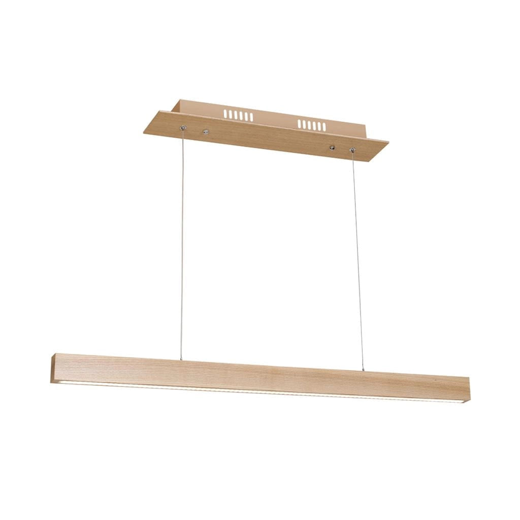 Lampada sospesa Milagro Timber 90cm LED 18W 3000K luce calda