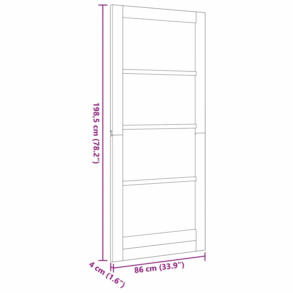 Porta Interna Bianco 86 x 198,5 cm Legno compensato 42052396