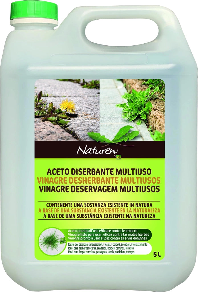 Diserbante Naturale All'acido Acetico Concentrato Naturen Kb Tanica 5 Litri