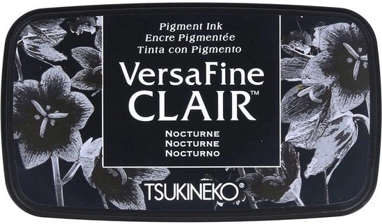 Inchiostro a gomma Versafine Clair - Piatto, Nero, 5,6 x 9,7 cm