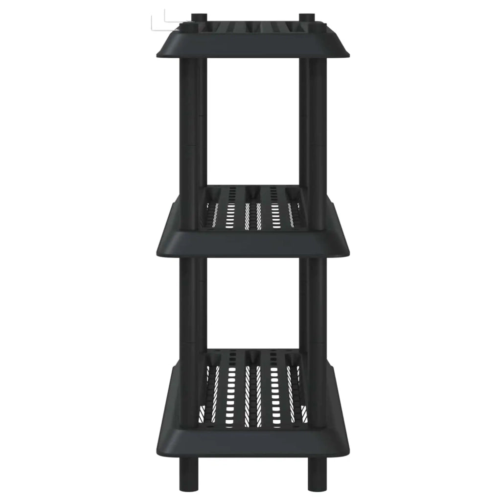 Unità di scaffalatura 3 livelli 100 x 40 x 96 cm PP Antracite 8011744