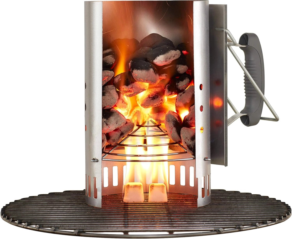 Caminetto ad accensione Rapidfire CIMINIERA ACCENDI CARBONELLA WEBER ACCIAIO CM 20,6 H.CM 31,8
