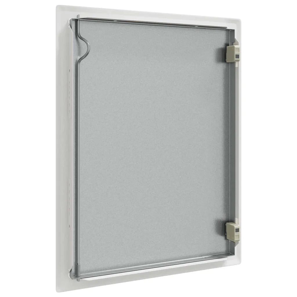 vidaXL Pannello di Accesso Bianco 30 x 40 cm Acciaio