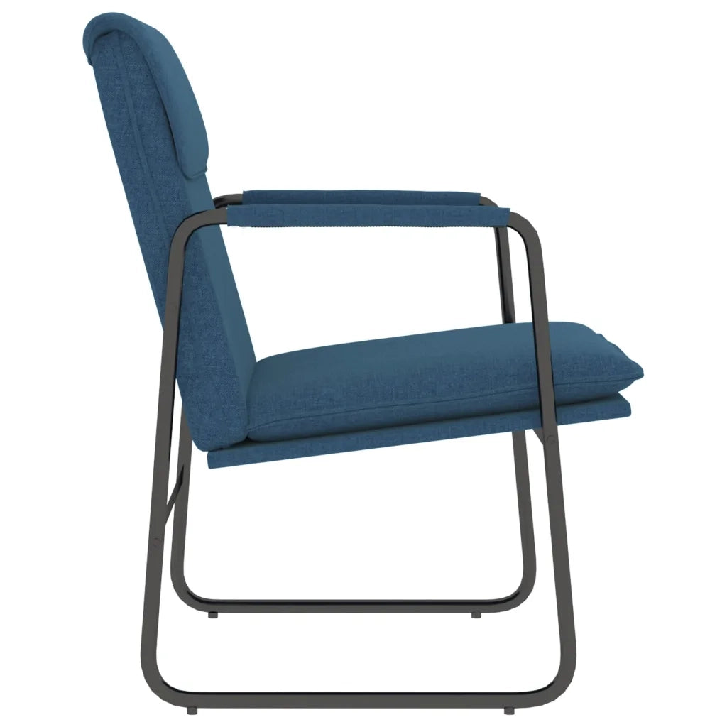 Sedia Lounge Blu 55x64x80 cm in Tessuto 351349