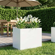 Vaso da giardino Bianco 50 x 40 x 50 cm 8005654
