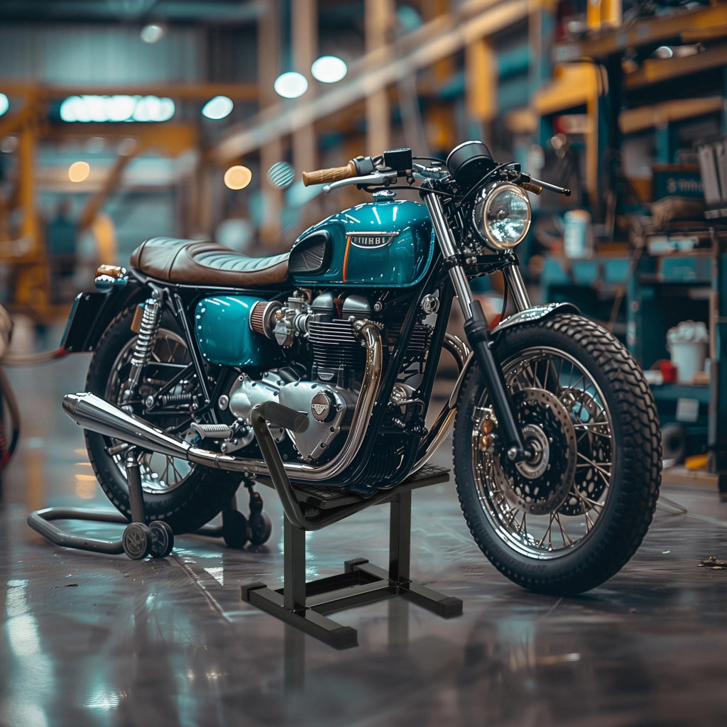 Cavalletto regolabile per moto ¨C Minimal ¨C Nero