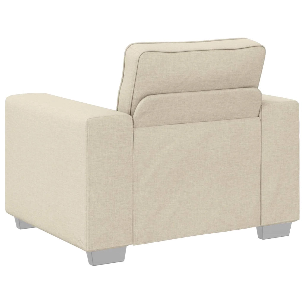 Divano 3 pcs Beige 219 x 80 x 82 cm Tessuto misto lino 3324607