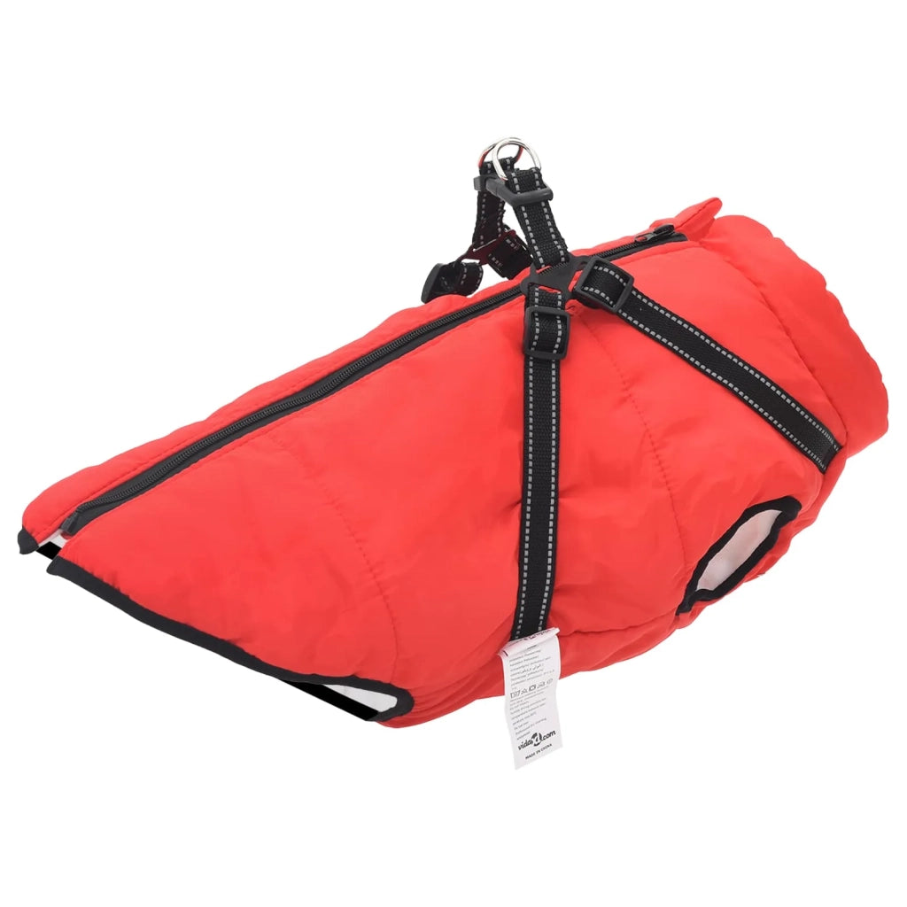 Cappotto per Cani Rosso L44 Pile e Poliestere 3422507