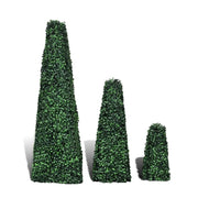 Set Piramidi in Bosso Artificiale 3 pz Topiaria 41622