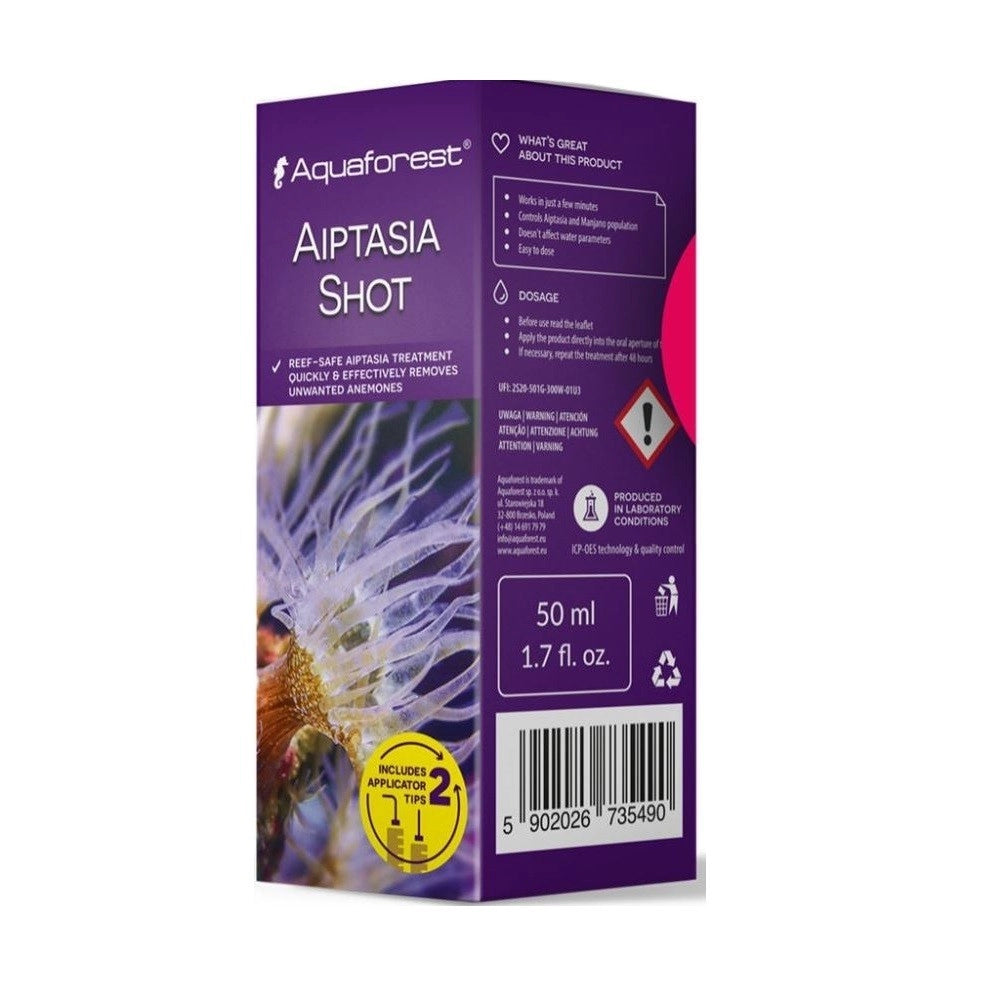 Aquaforest Aiptasia Shot 50ml - trattamento contro l'Aiptasia