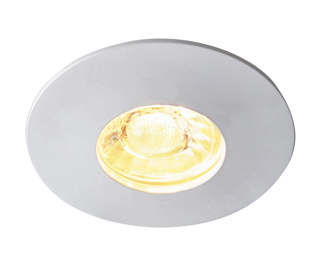Set 3 faretti LED Randy Rabalux bianchi tondi IP44