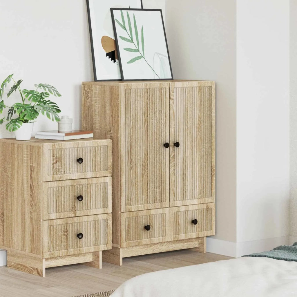 Credenza Rovere Sonoma 66 x 34,5 x 95 cm Legno ingegnerizzato 893977