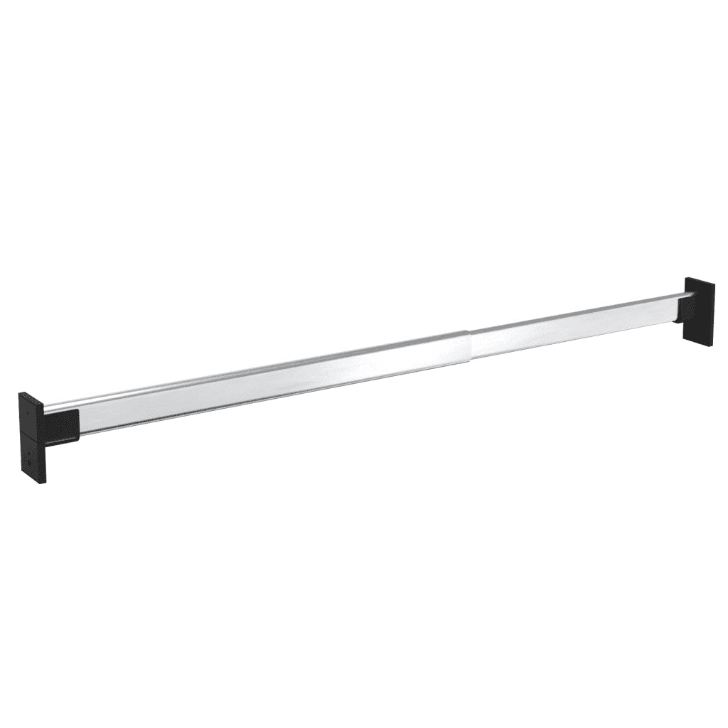 Aste Telescopiche per Armadi 4 pz Argento 58-100 cm 3102979