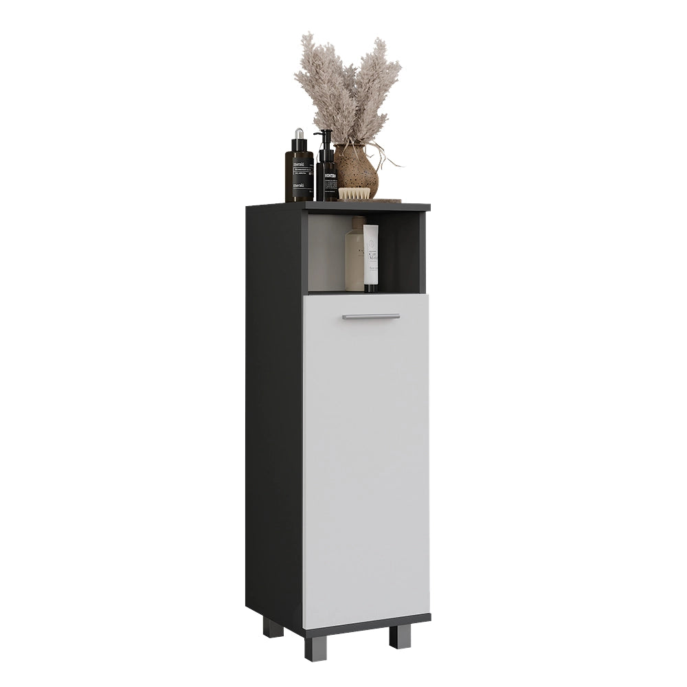 Vicco Mobiletto midi Antracite/bianco 30.2 x 95 cm con porta