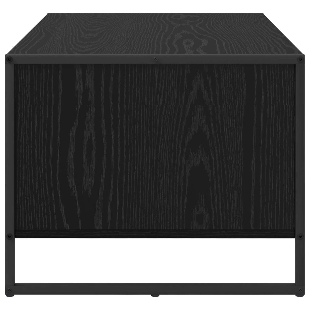 Tavolino da salotto Rovere Nero 80 x 50 x 40 cm 886432