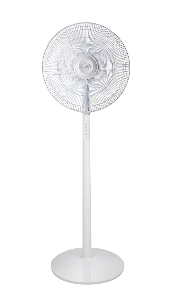 Argo STANDY EVO WHITE Ventilatore a Piantana 5 pale 40 cm Telecomando 3 velocita' 55 W colore Bianco