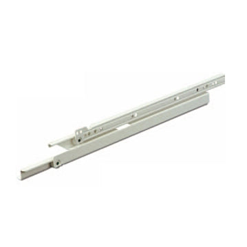 Guide per cassetti ad estrazione totale - 400 mm. - bianco