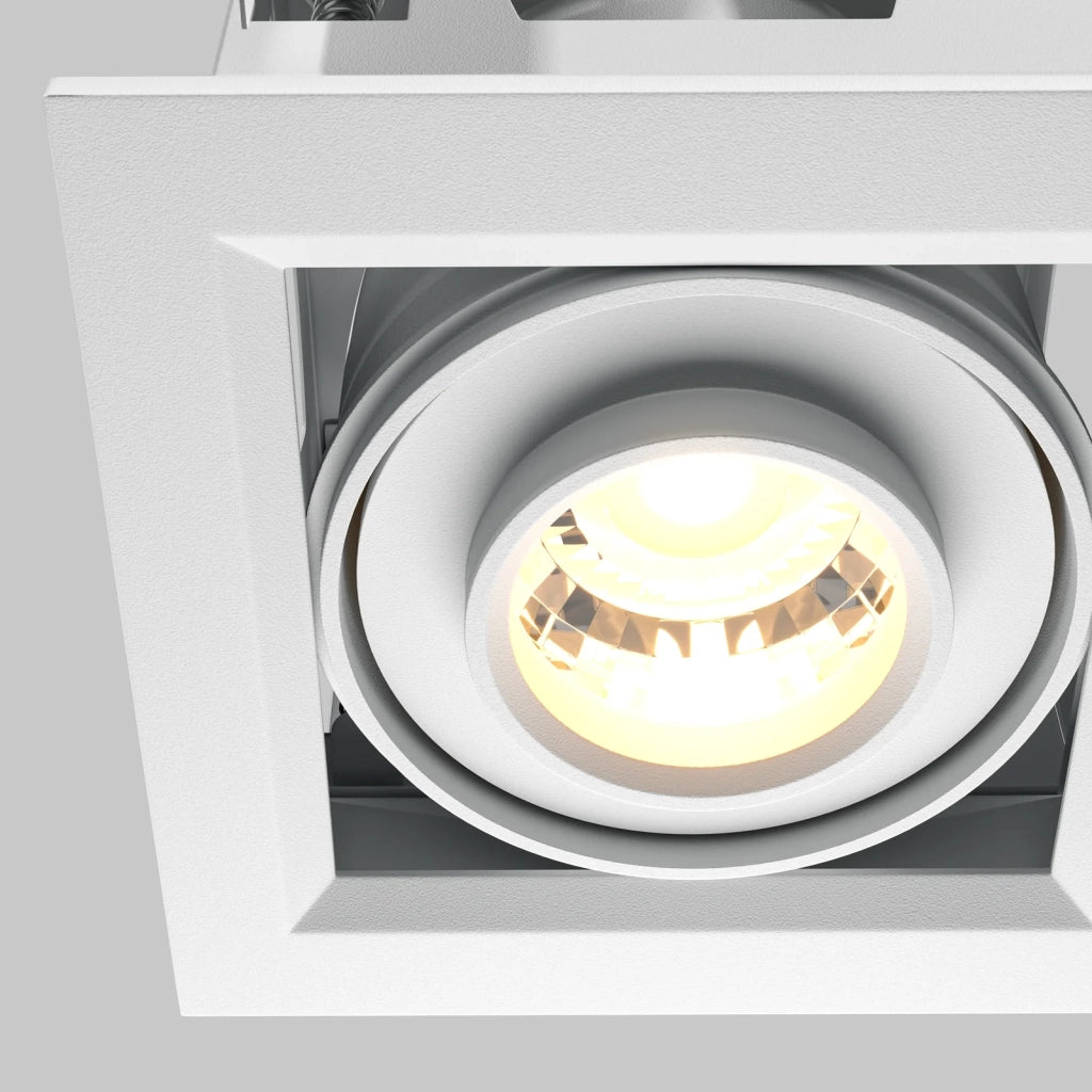 Maytoni Faretto Metal Modern 1 luce LED integrato bianco alluminio metallo