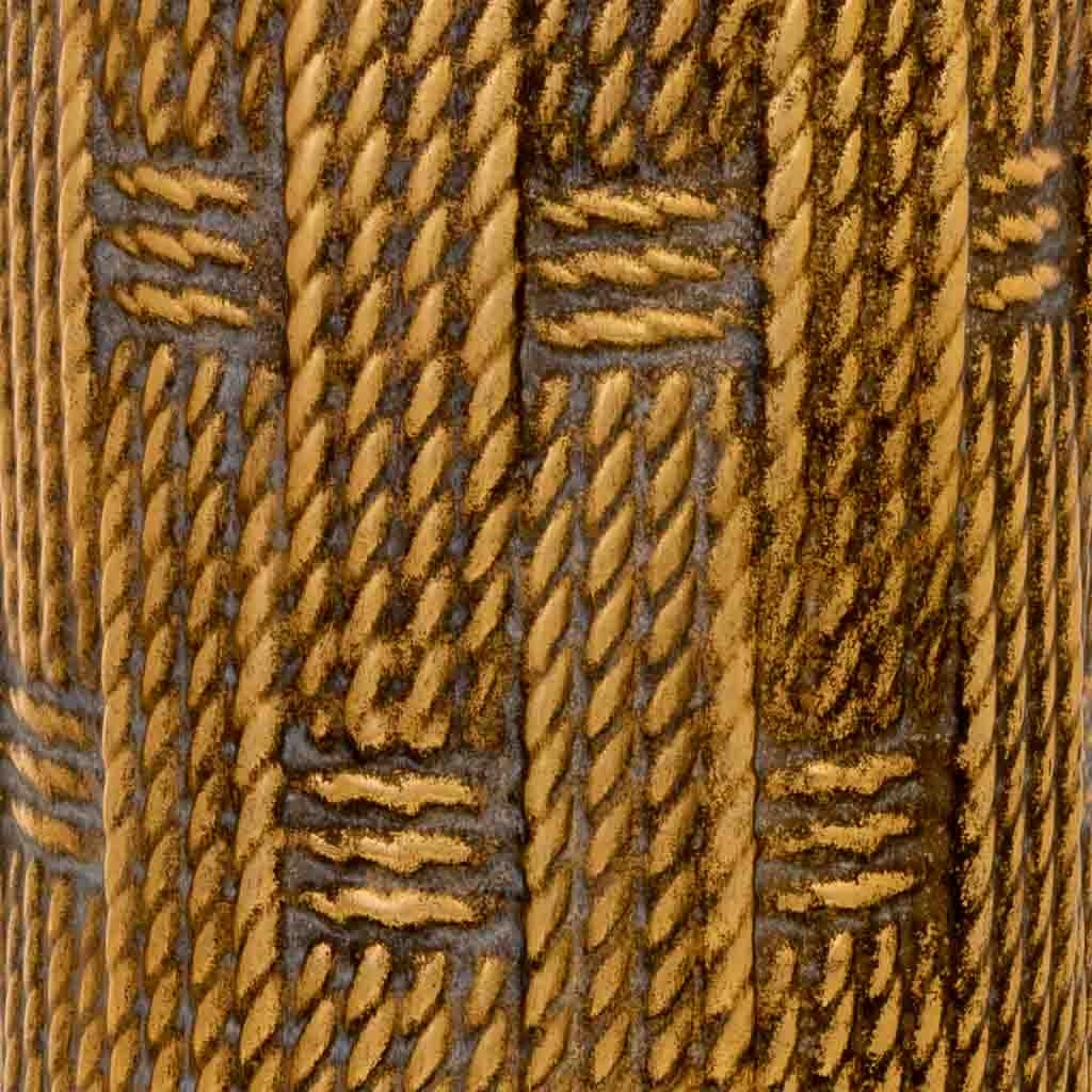 Portaombrelli metallo dorato 20x20x55h cm