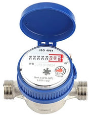 Misuratore di acqua fredda 1,5m³/u - Misuratore d'acqua digitale - Contatore d'acqua meccanico - Giardino/Casa - Temperatura 0-40°C - Costruzione in rame premium