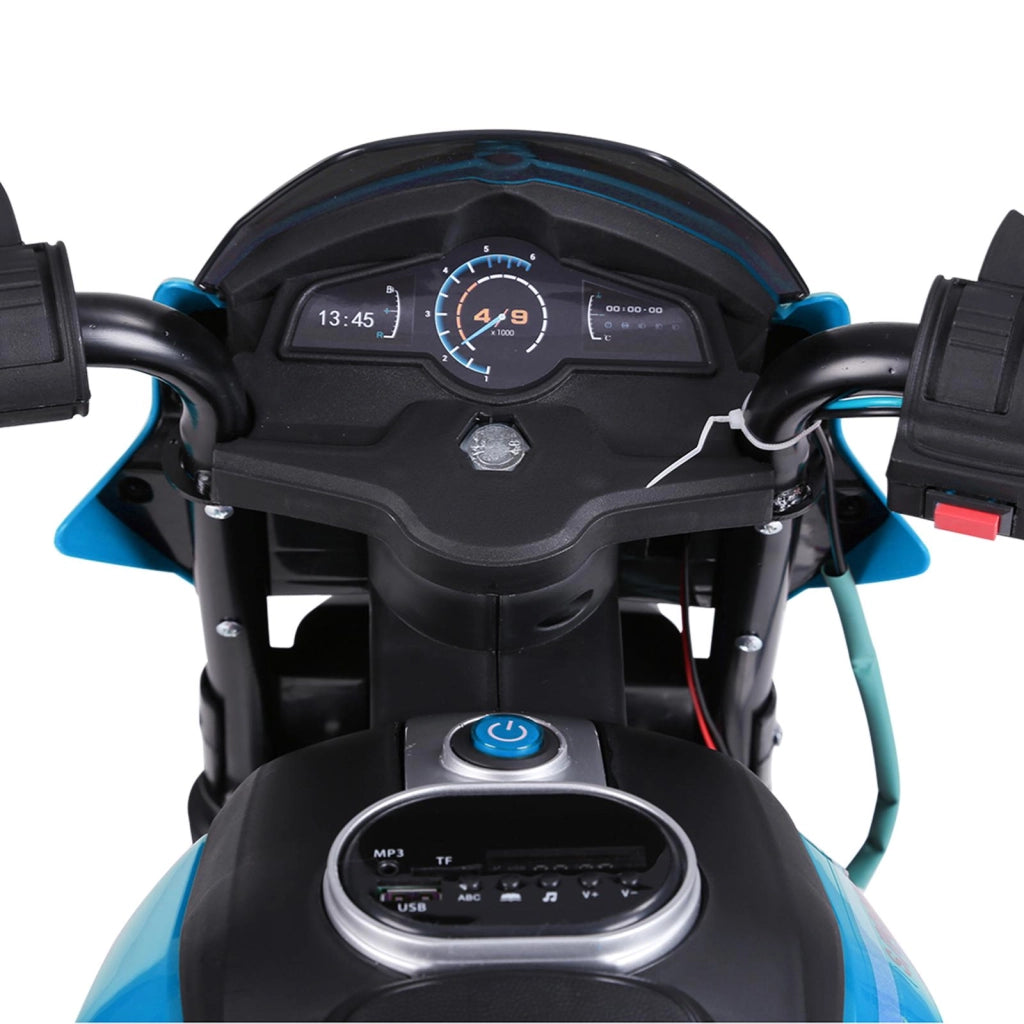 Moto Elettrica per Bambini 6V  Azzurra