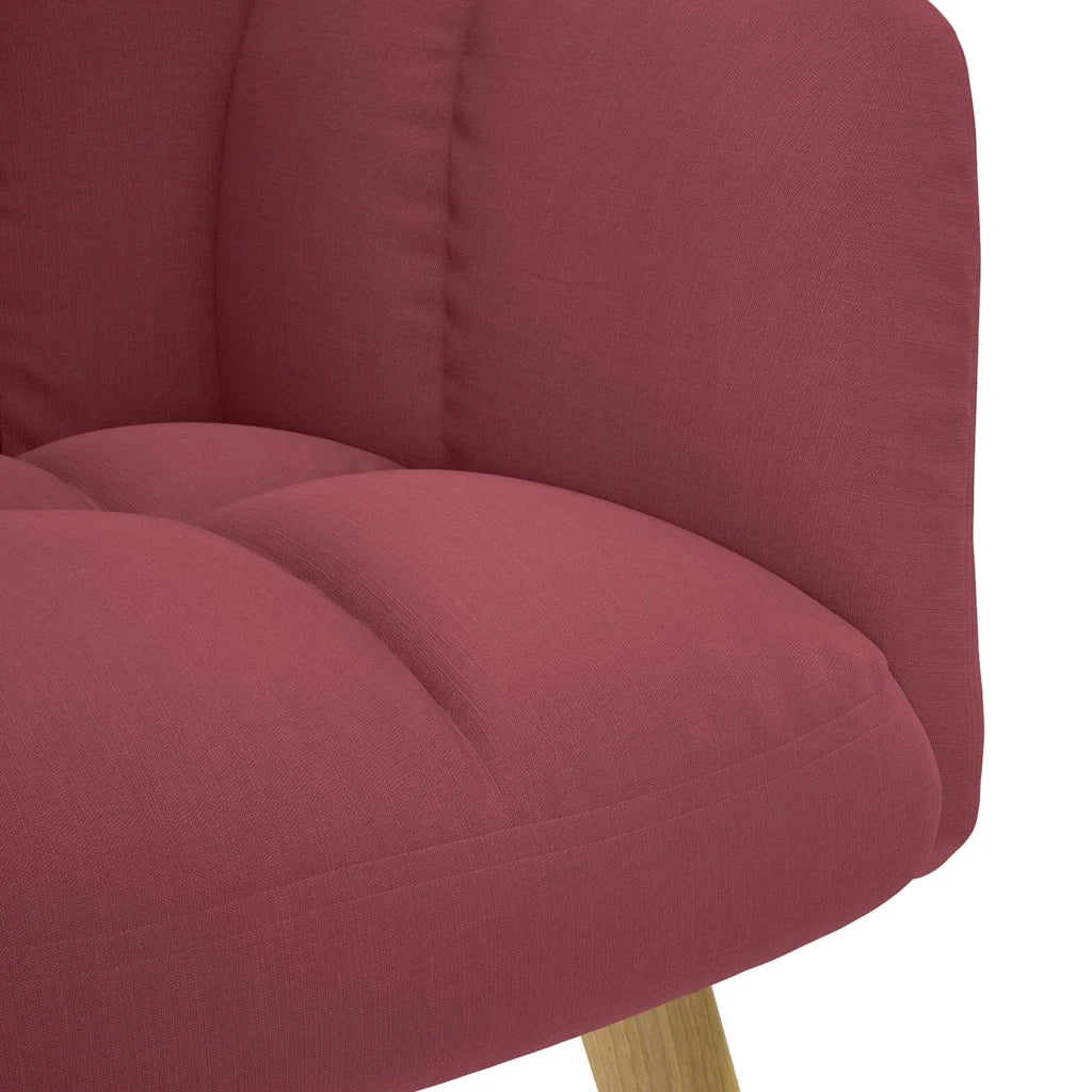 Sedia Relax Rosso Vino in Tessuto 4016770