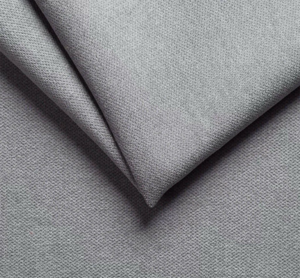 Ozegna, Divano Fisso 3 Posti Sfoderabile Made in Italy, 220x95 cm Grigio