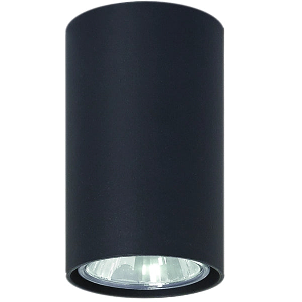 Faretto da soffitto Lampex Simba nero metallo GU10 1 luce