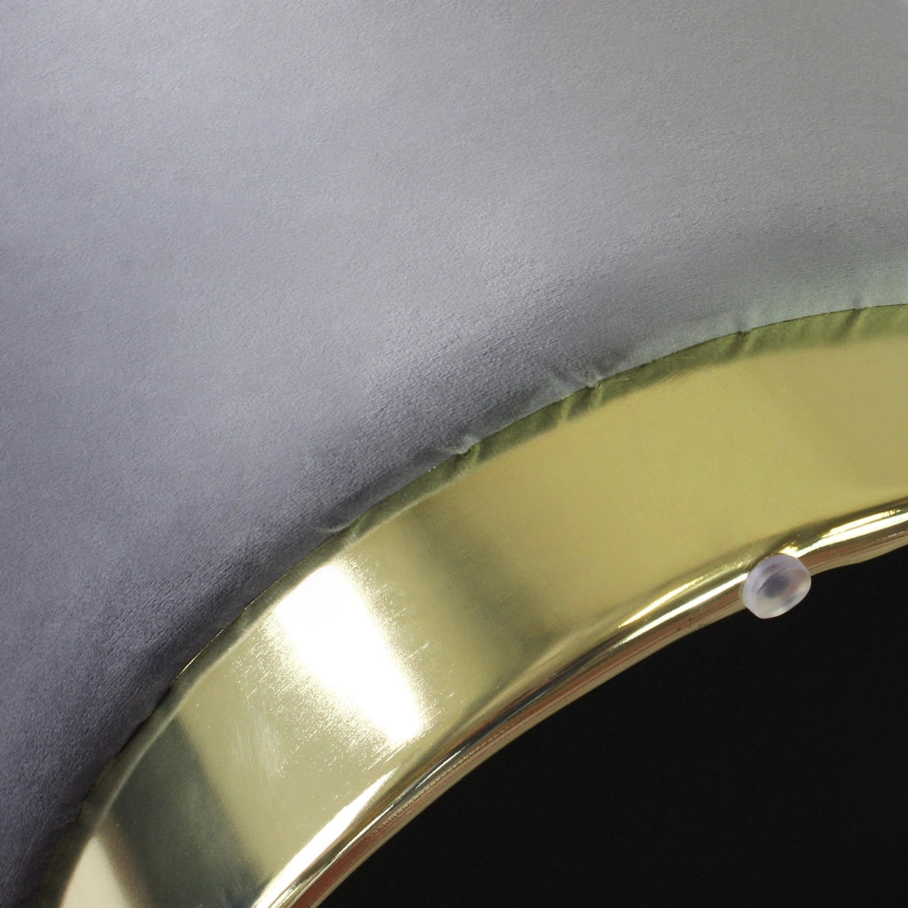 Pouf contenitore rotondo in velluto -  OCTAVIA