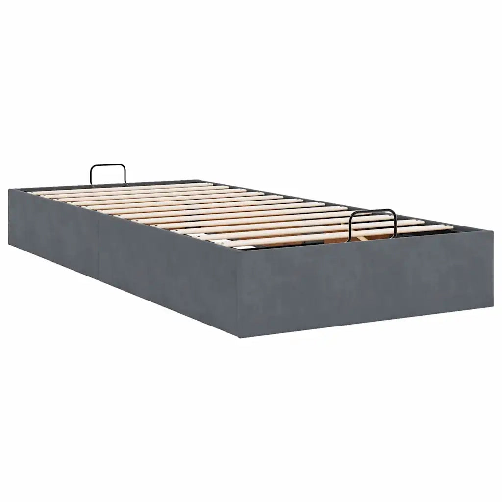 Struttura Letto Pouf Senza Materasso 90x200 cm Velluto 3310938