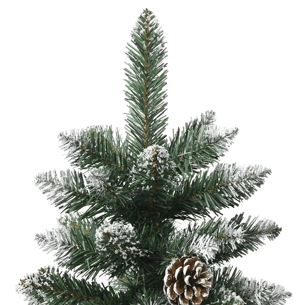 Albero di Natale Artificiale con Base Verde 240 cm PVC 345177