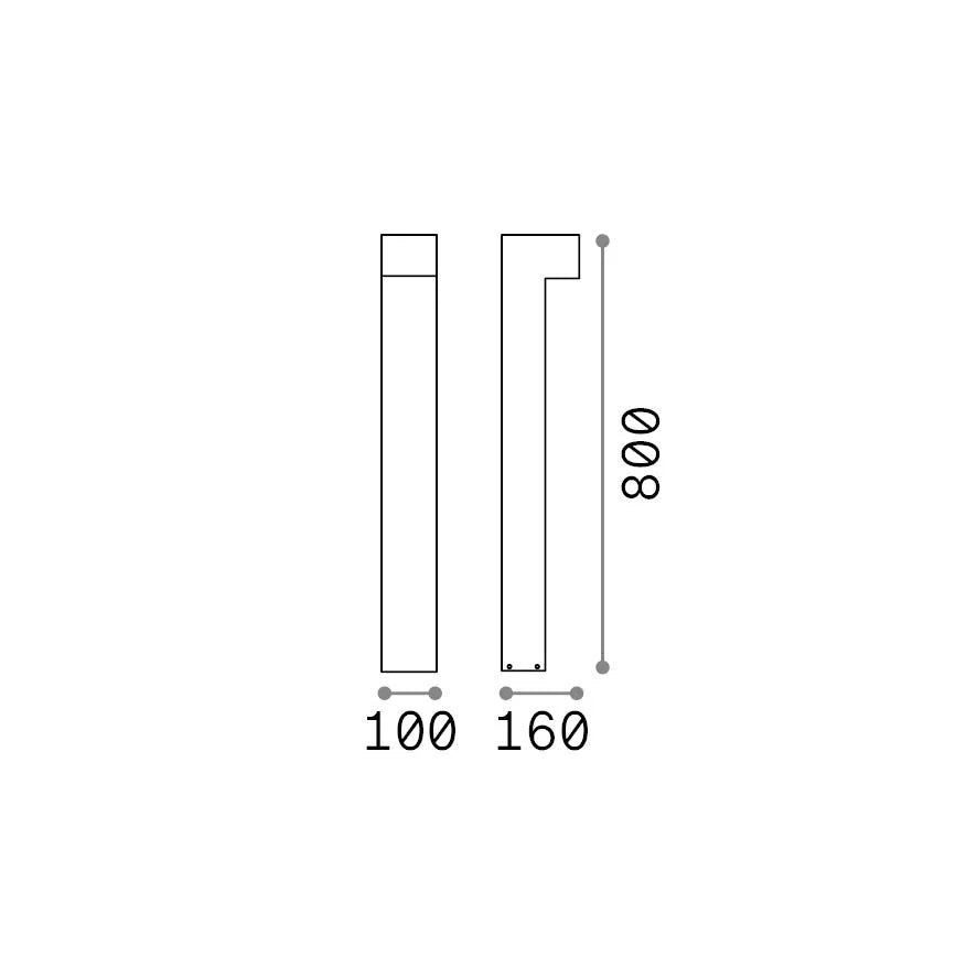 Sirio_Led_Pt1_H80_Bianco
