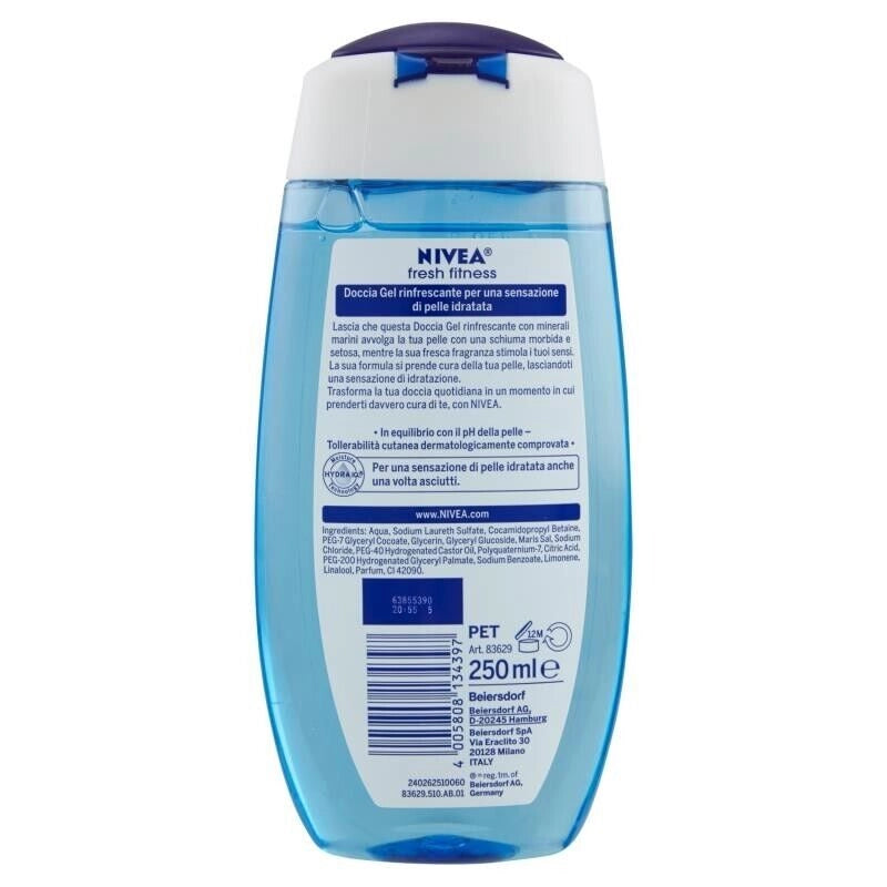NIVEA DOCCIA GEL 250 ML FITNESS