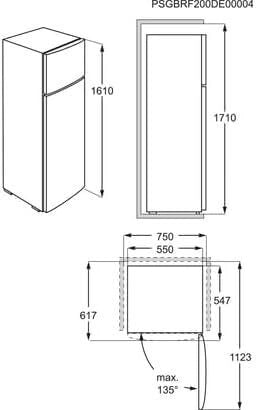 Electrolux FRIGORIFERO DOPPIA PORTA STATIC LOW FROST CLASSE E LTB1AE28W0
